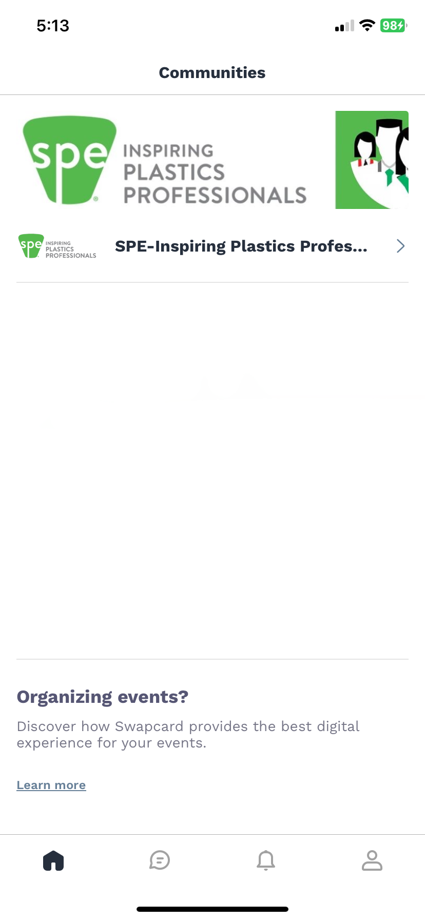 Step 3: Search for SPE-Inspiring Plastics Professionals and select it from the results.